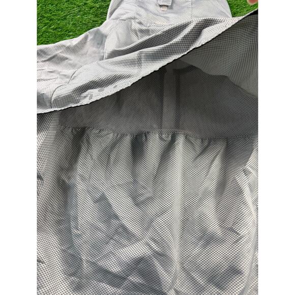 Nike Storm-FIT² Windbreaker Jacket L Silver Gray Reflective Hooded Running Rain - Picture 5 of 11